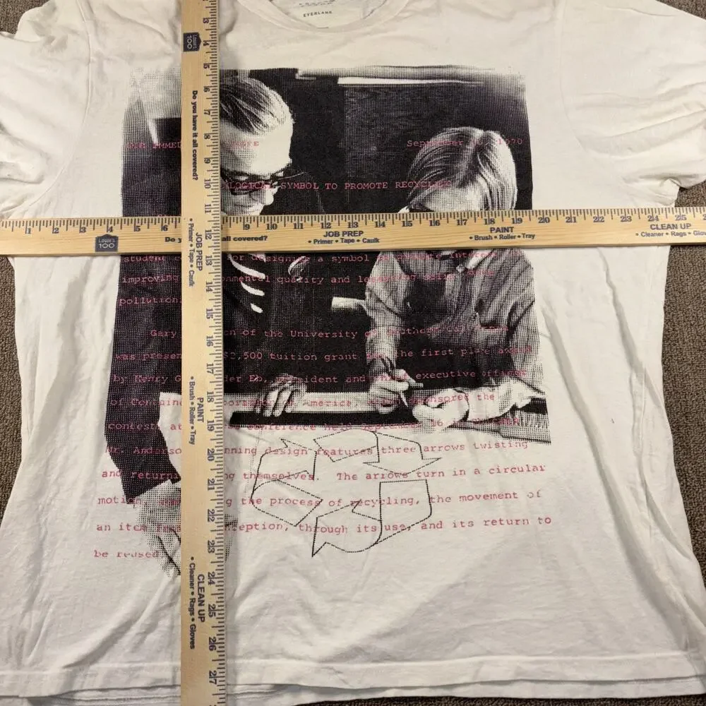 2020 Gary Anderson Everyone Recycles Graphic T-shirt XL Art Graphic White - Picture 4 of 6